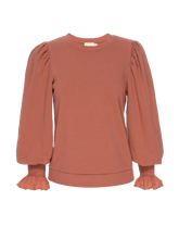 Load image into Gallery viewer, Cecile Sweatshirt in Red Clay

