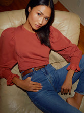 Load image into Gallery viewer, Cecile Sweatshirt in Red Clay
