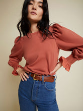 Load image into Gallery viewer, Cecile Sweatshirt in Red Clay
