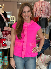 Load image into Gallery viewer, Grace Puffer in Neon Pink
