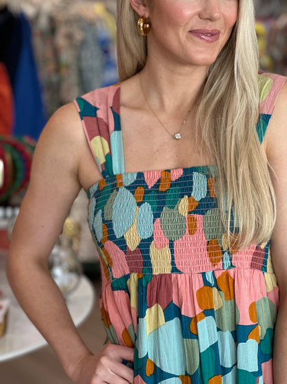 Smocked Tiered Maxi Dress