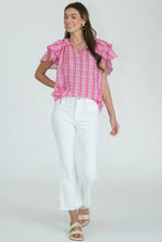 Load image into Gallery viewer, Astrid Top in Pink Plaid
