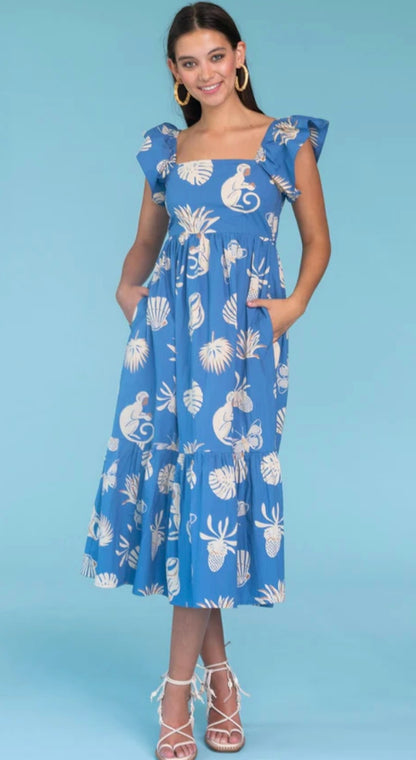 Brooke Dress in Treasure Island Oceania