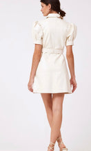 Load image into Gallery viewer, Vegan Leather Dress in Ivory
