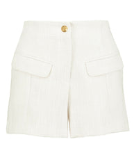 Load image into Gallery viewer, Parker Tweed Short in White
