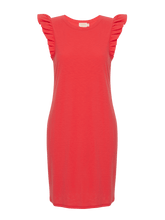 Load image into Gallery viewer, Elliot Ruffle Dress in Candy Apple
