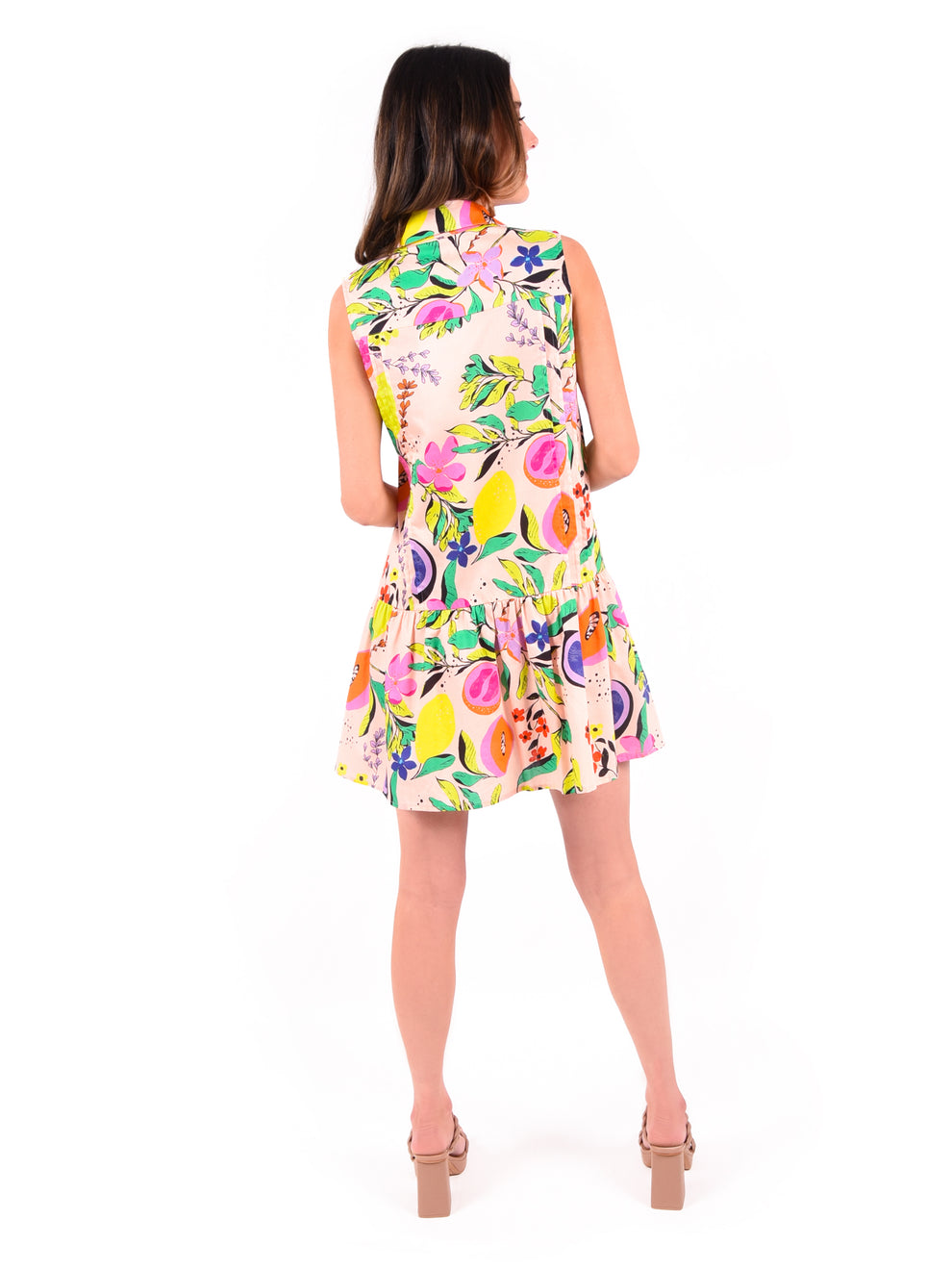 Daisy Dress in Citrus Floral