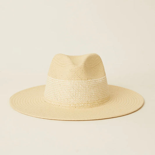 FINAL SALE Whitney Hat in Natural White