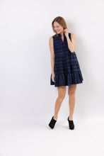 Load image into Gallery viewer, Sleeveless Fit and Flare Dress in Navy
