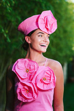 Load image into Gallery viewer, Tanya Flower Top in Pink Poplin
