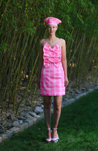 Load image into Gallery viewer, Caroline Bow Pocket Dress in Pink Gingham
