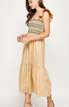 Load image into Gallery viewer, Smocked Maxi in Tan
