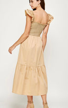 Load image into Gallery viewer, Smocked Maxi in Tan
