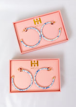 Load image into Gallery viewer, Large Colored Hoop Earring
