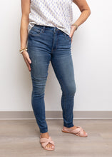 Load image into Gallery viewer, Dark Wash High Rise Toothpick Jean
