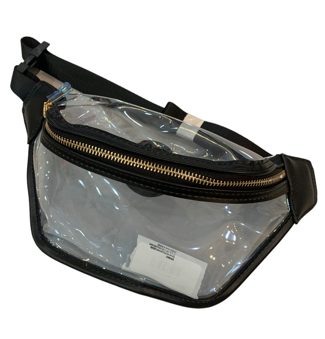 Clear Fanny Pack with Black