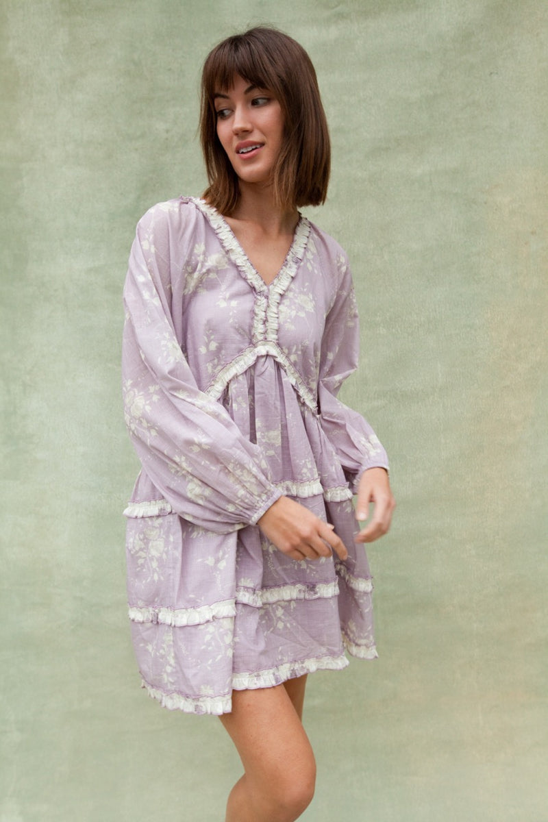 Aly Dress in Lilac