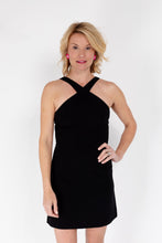 Load image into Gallery viewer, Halter Neck Black Dress
