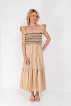 Load image into Gallery viewer, Smocked Maxi in Tan
