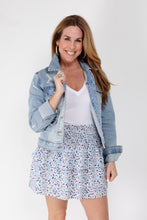 Load image into Gallery viewer, Indy Skirt in Indigo Bloom
