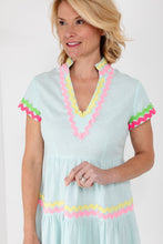 Load image into Gallery viewer, Fit and Flare Tunic Dress in Sky
