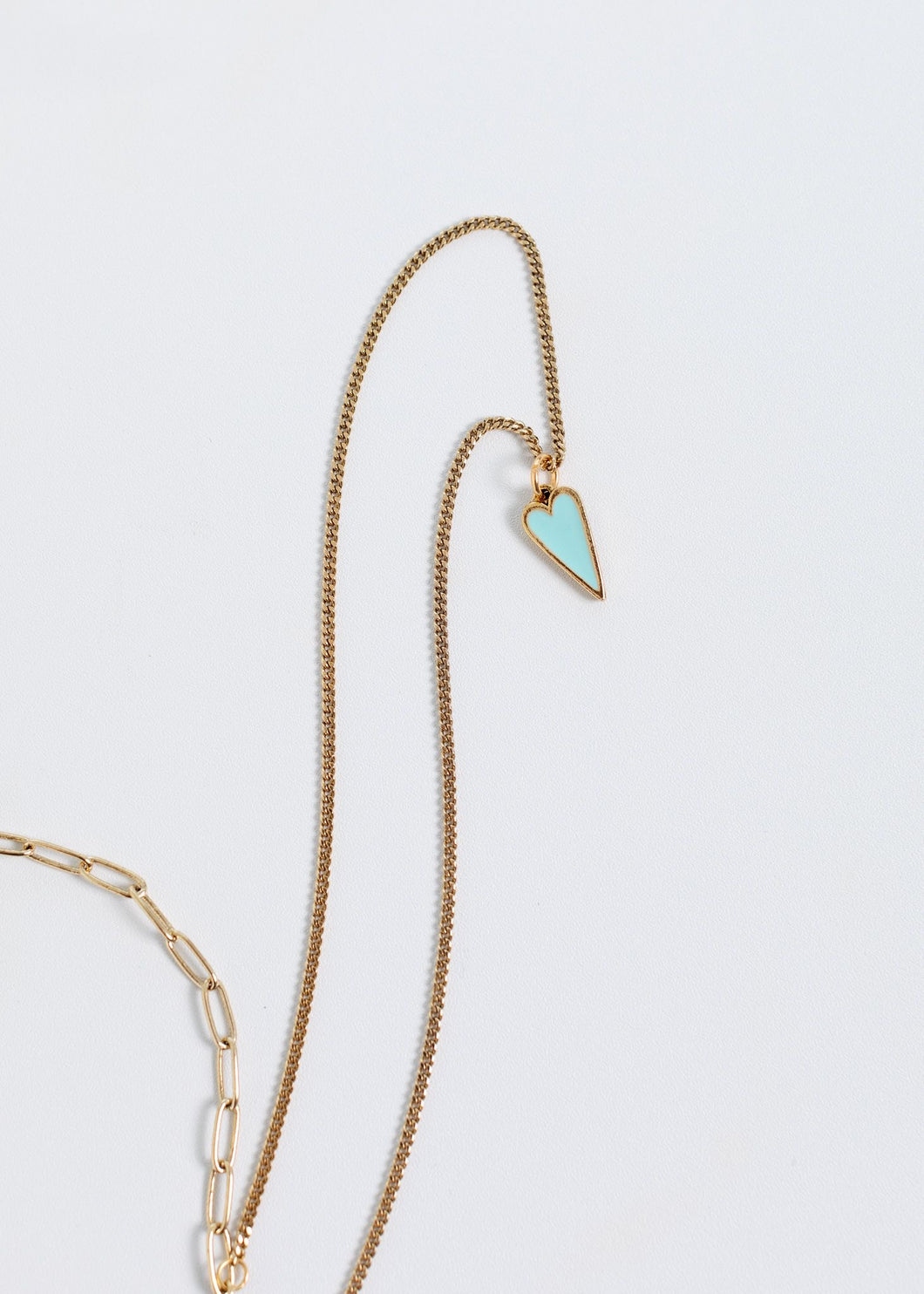 Blue Heart Necklace