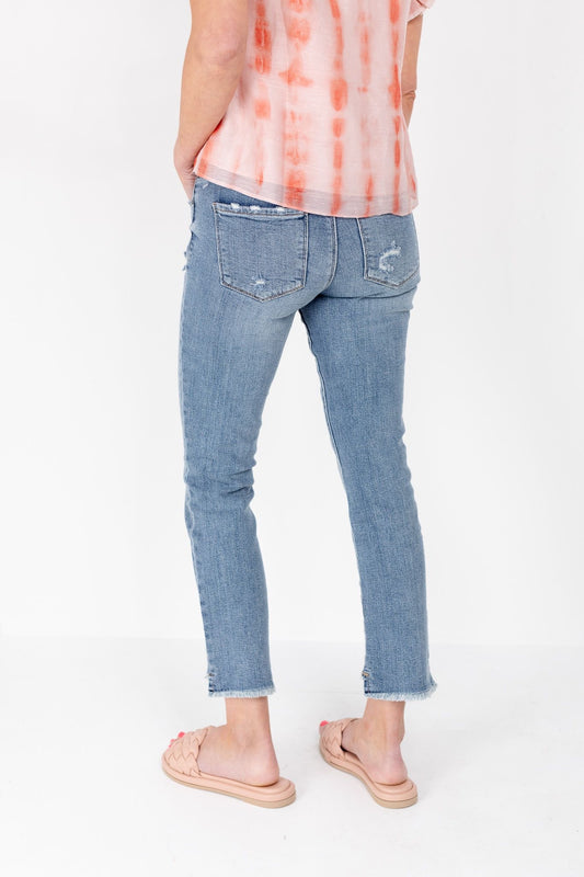 FINAL SALE Rachel High Rise Jean in Nobility