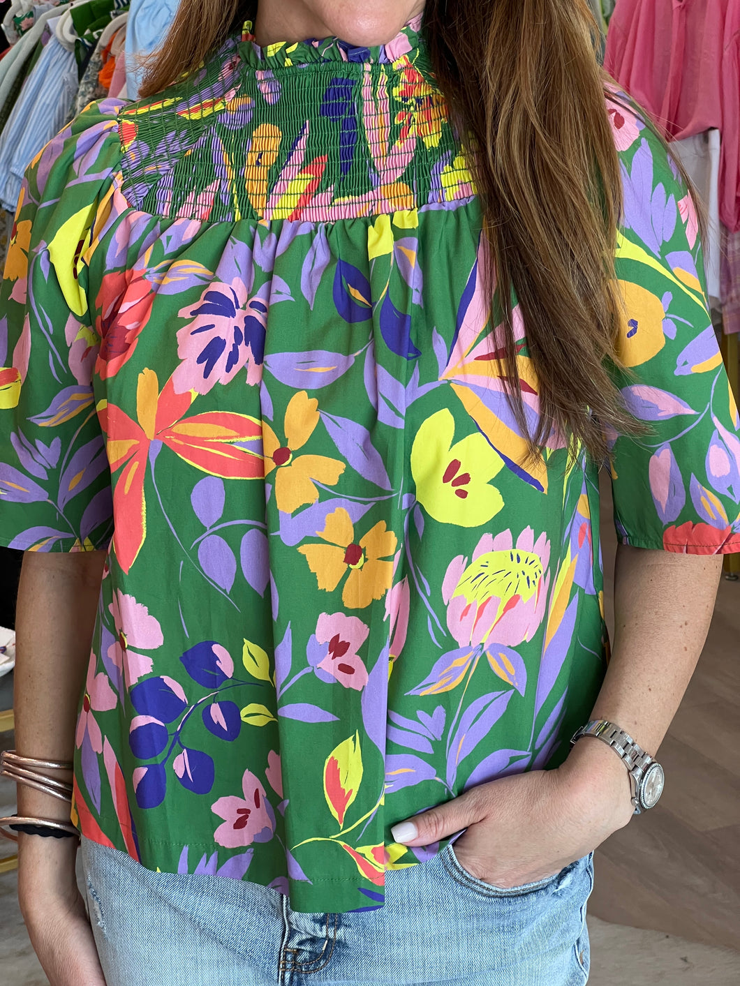 Bexley Smocked Top