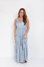 Load image into Gallery viewer, Carolina Dress in Blue/White
