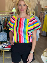 Load image into Gallery viewer, Campbell Top in Boardwalk Stripe
