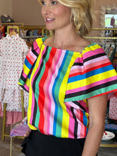 Load image into Gallery viewer, Campbell Top in Boardwalk Stripe

