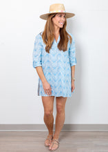 Load image into Gallery viewer, Cover Up Tunic in Blue Shells
