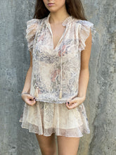 Load image into Gallery viewer, Snake Smock Shoulder Top
