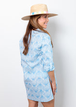 Load image into Gallery viewer, Cover Up Tunic in Blue Shells
