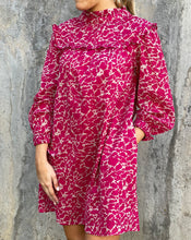 Load image into Gallery viewer, Emma Dress in Rose Geo Spot
