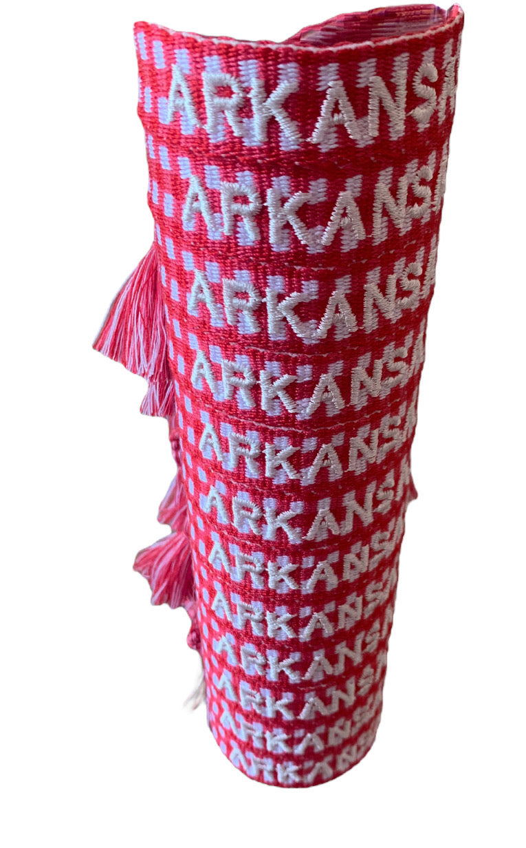Arkansas Red Gingham Bracelet