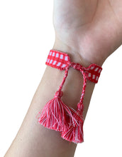 Load image into Gallery viewer, Arkansas Red Gingham Bracelet
