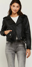 Load image into Gallery viewer, Black Biker Jacket
