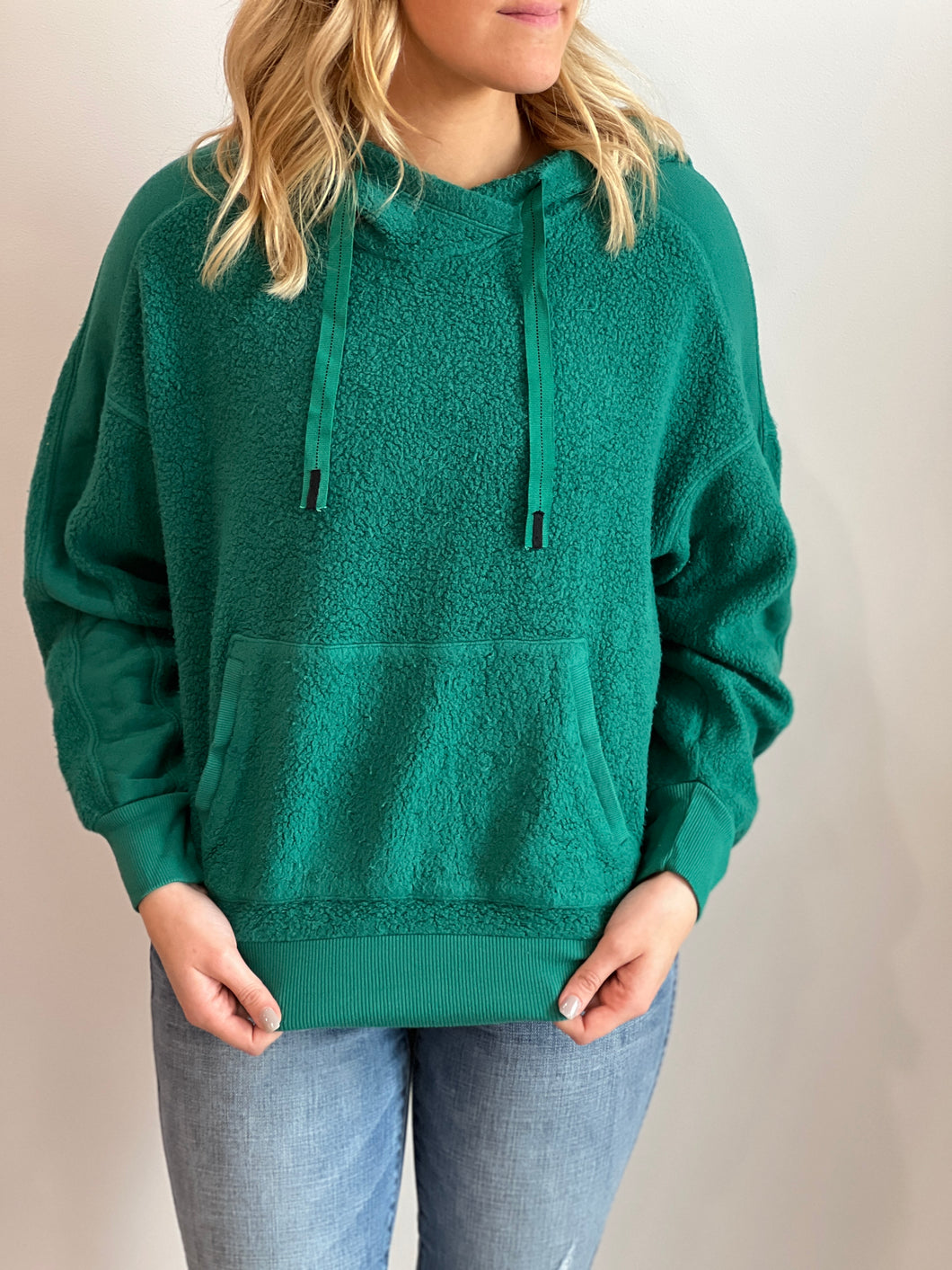 Pine Sherpa Oversized Hoodie