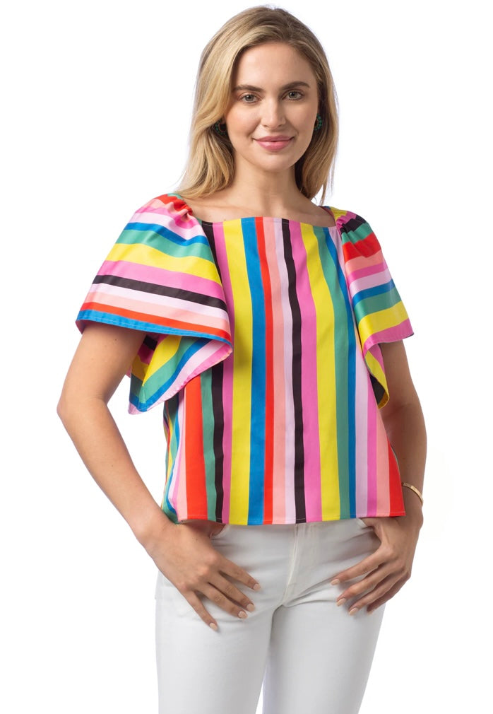 Campbell Top in Boardwalk Stripe