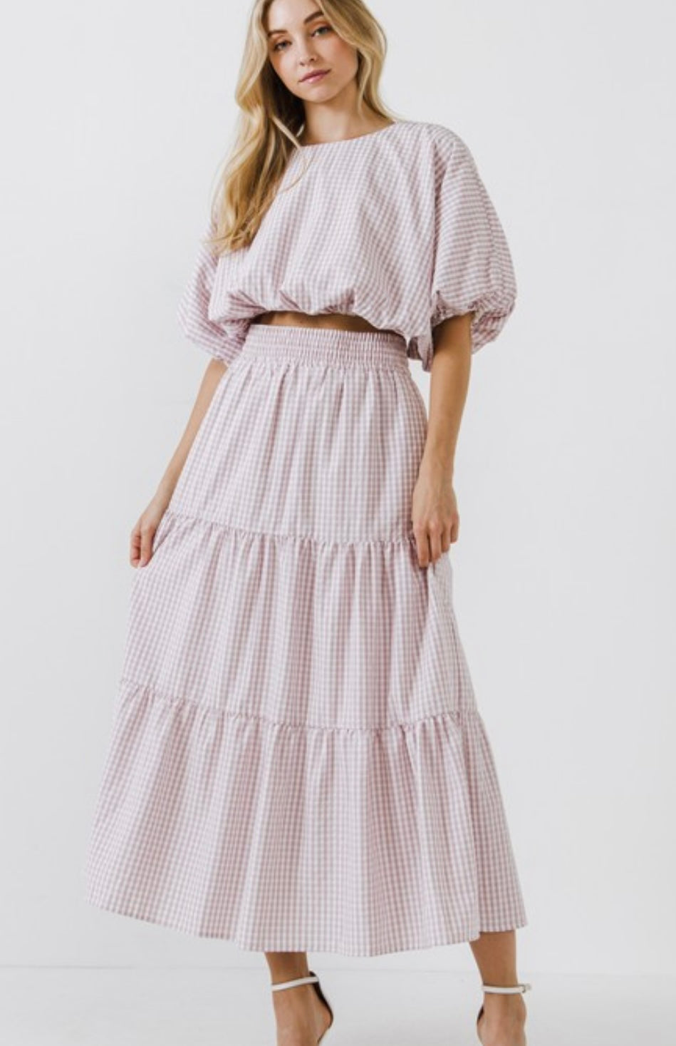 Dusty Rose Balloon Top