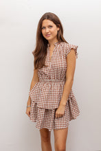 Load image into Gallery viewer, Brown Check Dress
