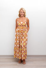 Load image into Gallery viewer, Malin Dress in Cafe Geo
