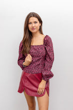 Load image into Gallery viewer, Carli Burgundy Skirt
