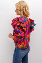 Load image into Gallery viewer, Tie Dye Forest Blouse
