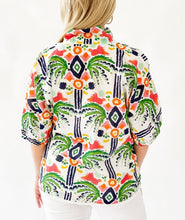 Load image into Gallery viewer, Poppy Top In Jungle Ikat
