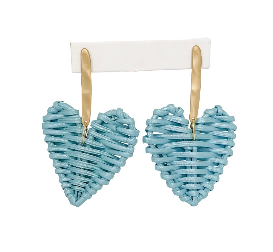 Julie Earrings in Blue