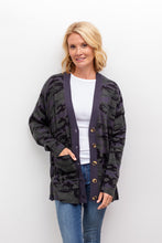 Load image into Gallery viewer, Citiscape Cardi in Camo
