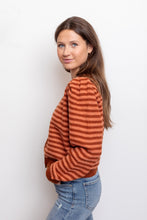 Load image into Gallery viewer, Rust Stripe Cardigan
