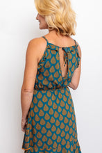 Load image into Gallery viewer, Sleeveless Dress w/Fall Leaf Print
